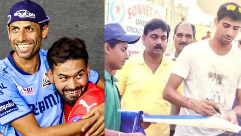 Rishabh Pant with Ashish Nehra