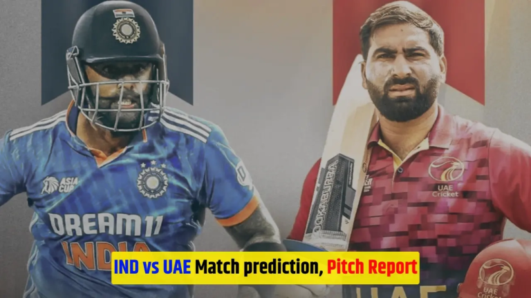 IND vs UAE Match prediction, Pitch Report
